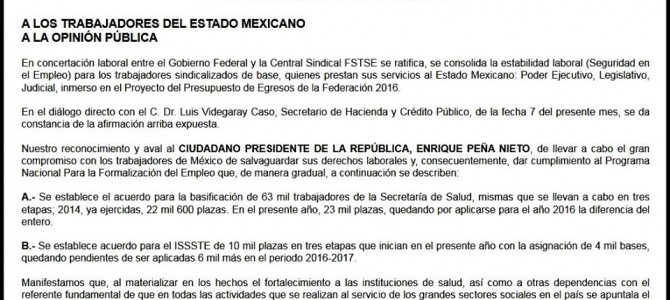 Circular Informativa de FSTSE