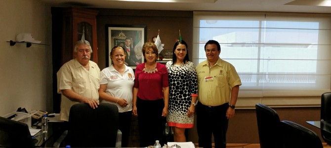 Reunión de trabajo en la Delegación del ISSSTE Reunión de trabajo en la Delegación del ISSSTE