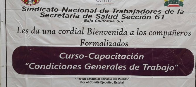 Curso de Capacitación de la Condiciones Generales de Trabajo 2da. Etapa de Formalización