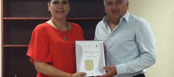 Entrega de las Nuevas Condiciones Generales de Trabajo a la Autoridad de la SSABCS Entrega de las Nuevas Condiciones Generales de Trabajo a la Autoridad de la SSABCS