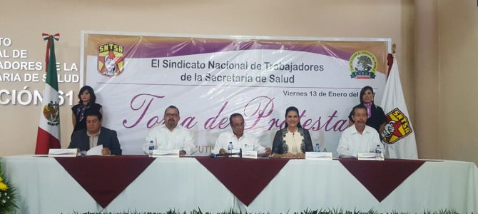 Ceremonia de Toma de Protesta del SNTSA Sección 61 Periodo 2016-2019
