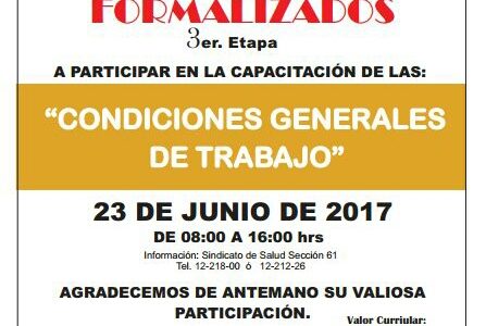 Curso de Capacitación para Formalizados 3ra. Etapa
