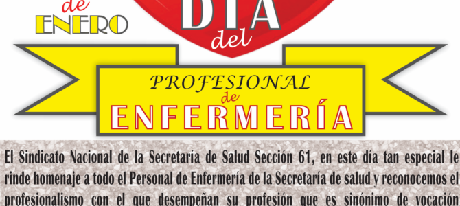 Feliz día del Profesional de Enfermería