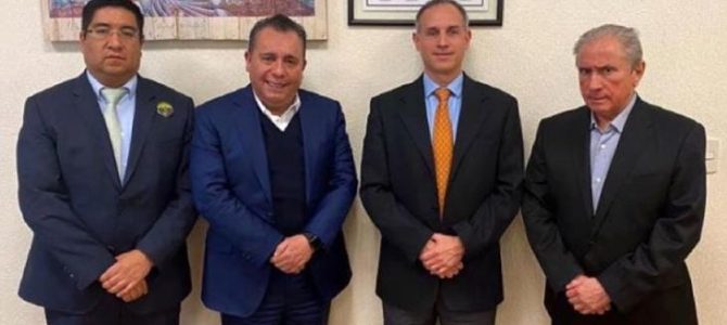 Reunión de trabajo de el Presidente del CEN del SNTSA