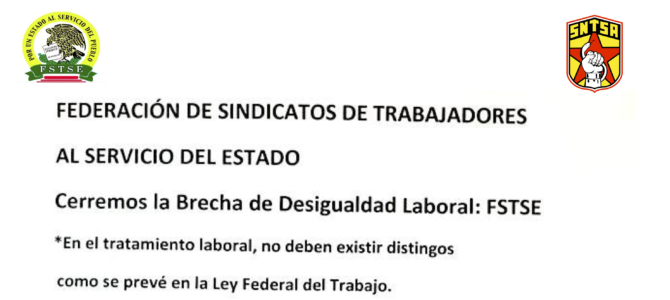 Cerremos la Brecha de Desigualdad Laboral: FSTSE Cerremos la Brecha de Desigualdad Laboral: FSTSE
