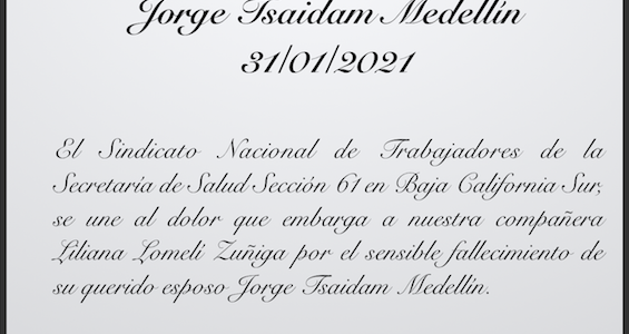Descanse en Paz Jorge Tsaidam Medellin Descanse en Paz Jorge Tsaidam Medellin