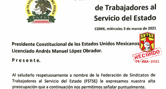 Sección 61 Reitera su Apoyo a la FSTSE Sección 61 Reitera su Apoyo a la FSTSE