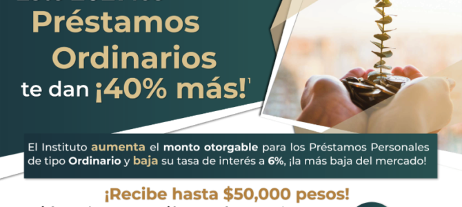 Préstamos Personales ISSSTE Sorteos Electrónicos 2021