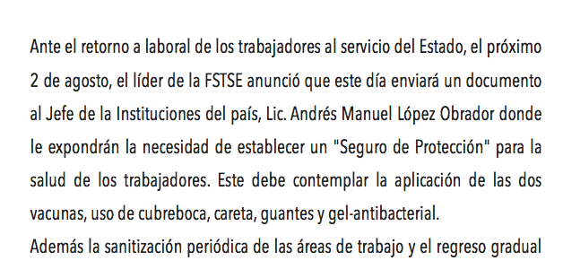 Entrevista al líder nacional de la FSTSE, Lic Joel Ayala Almeida, esta mañana en Radio Fórmula.