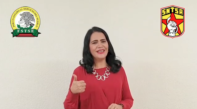 Mensaje de Nuestra Líder del SNTSA Sección 61