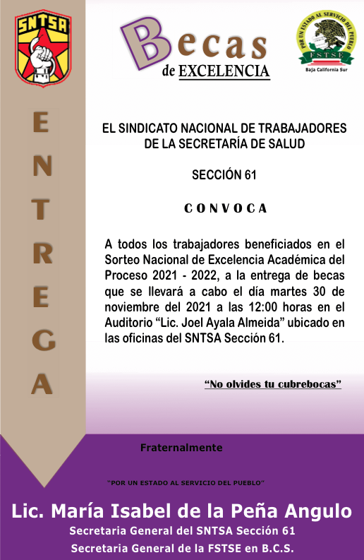 Circular Informativa «Pago de Becas» Sorteo Nacional de Excelencia Académica del proceso 2021-2022