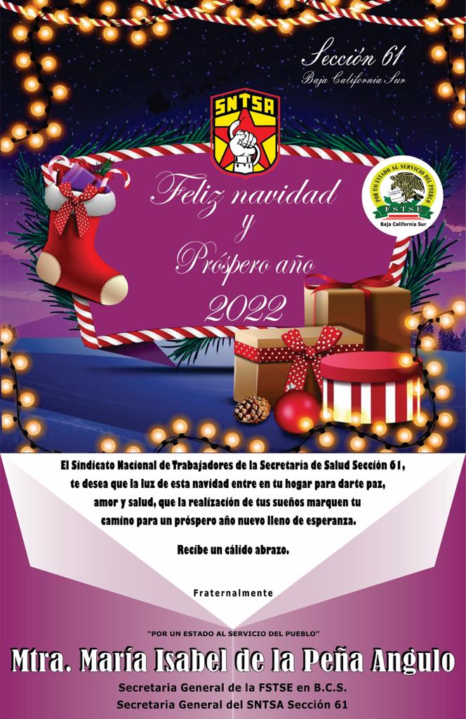 Feliz Navidad y Próspero Año 2022