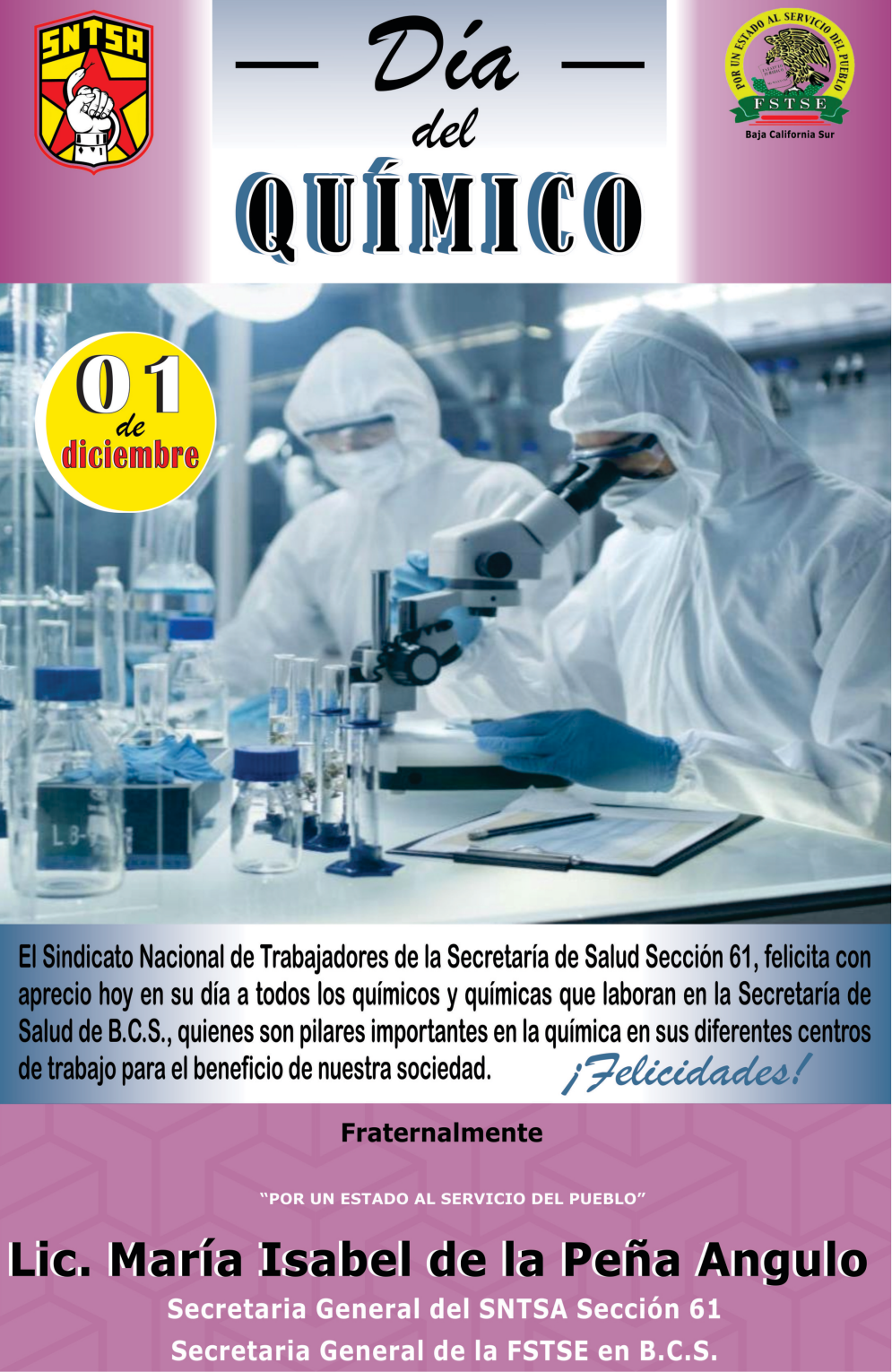Feliz Día de (l/la) Químico (a) 2021