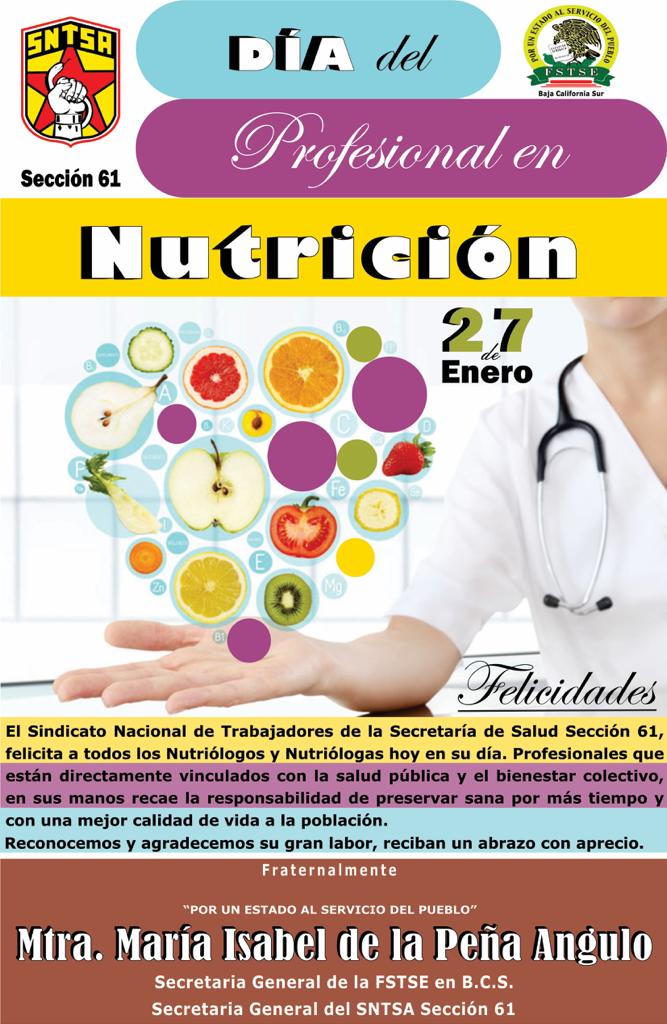 Día del Profesional en Nutrición
