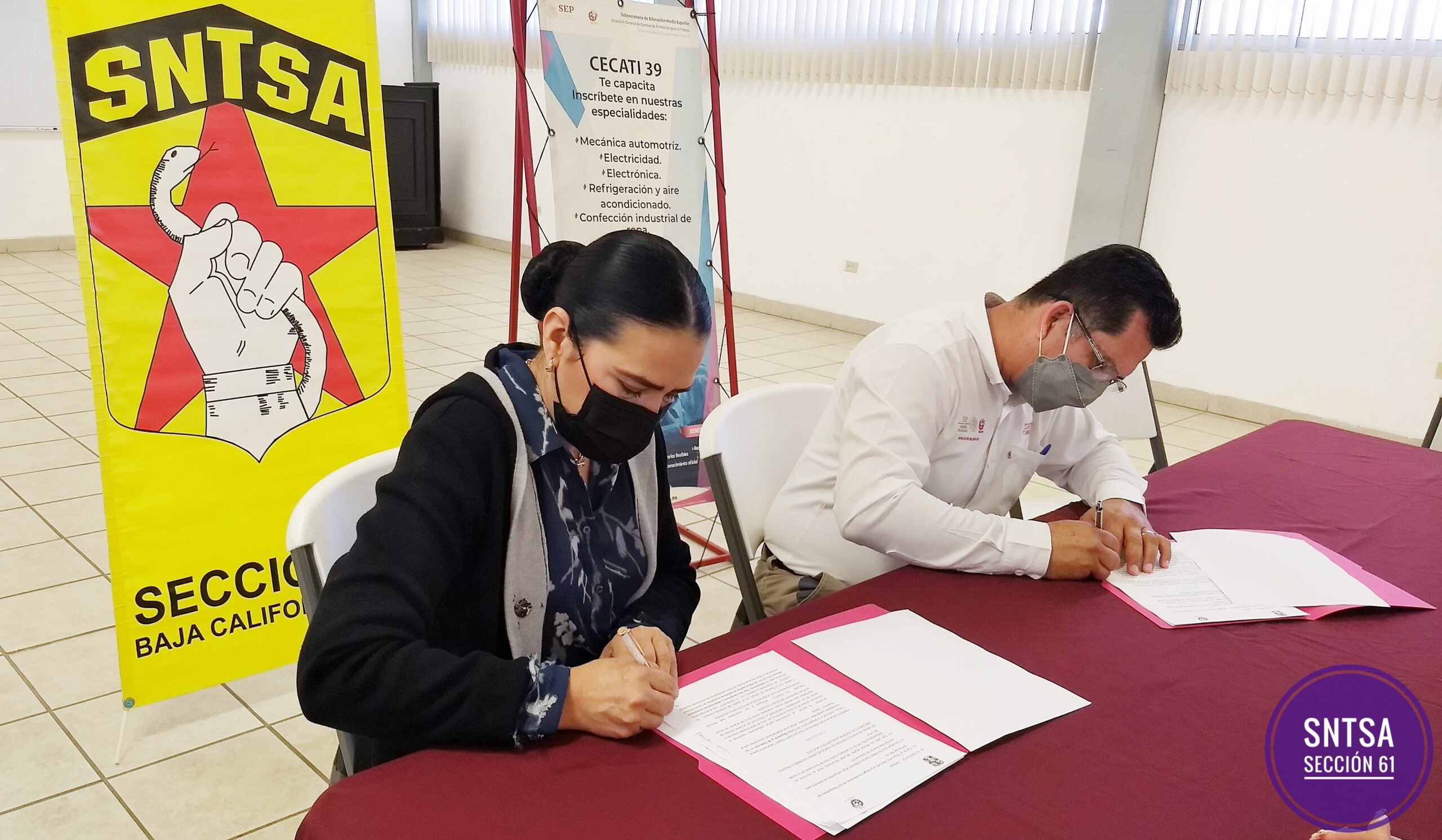 Firma de convenio CECATI 2022