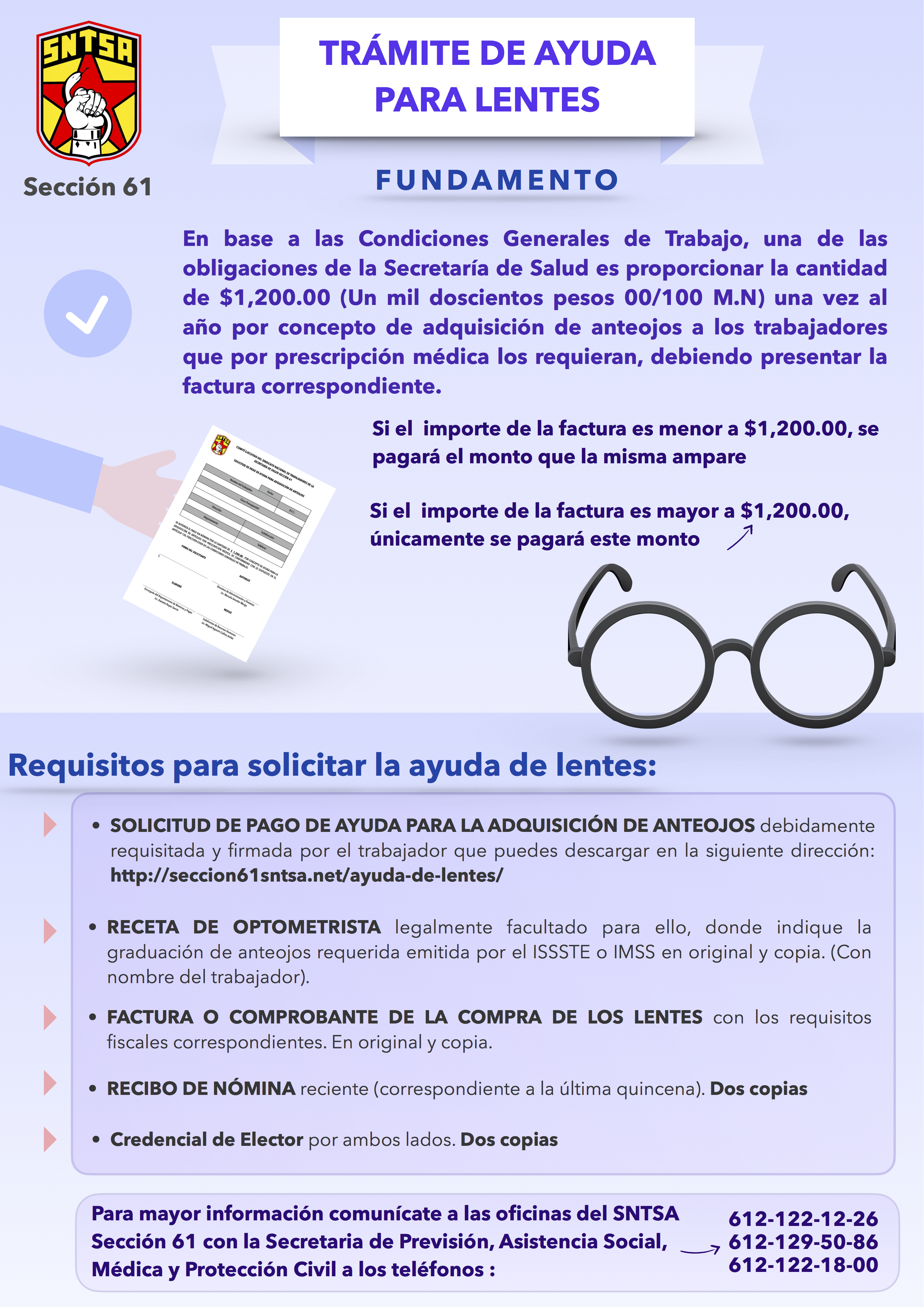 Trámite de Ayuda Para Lentes