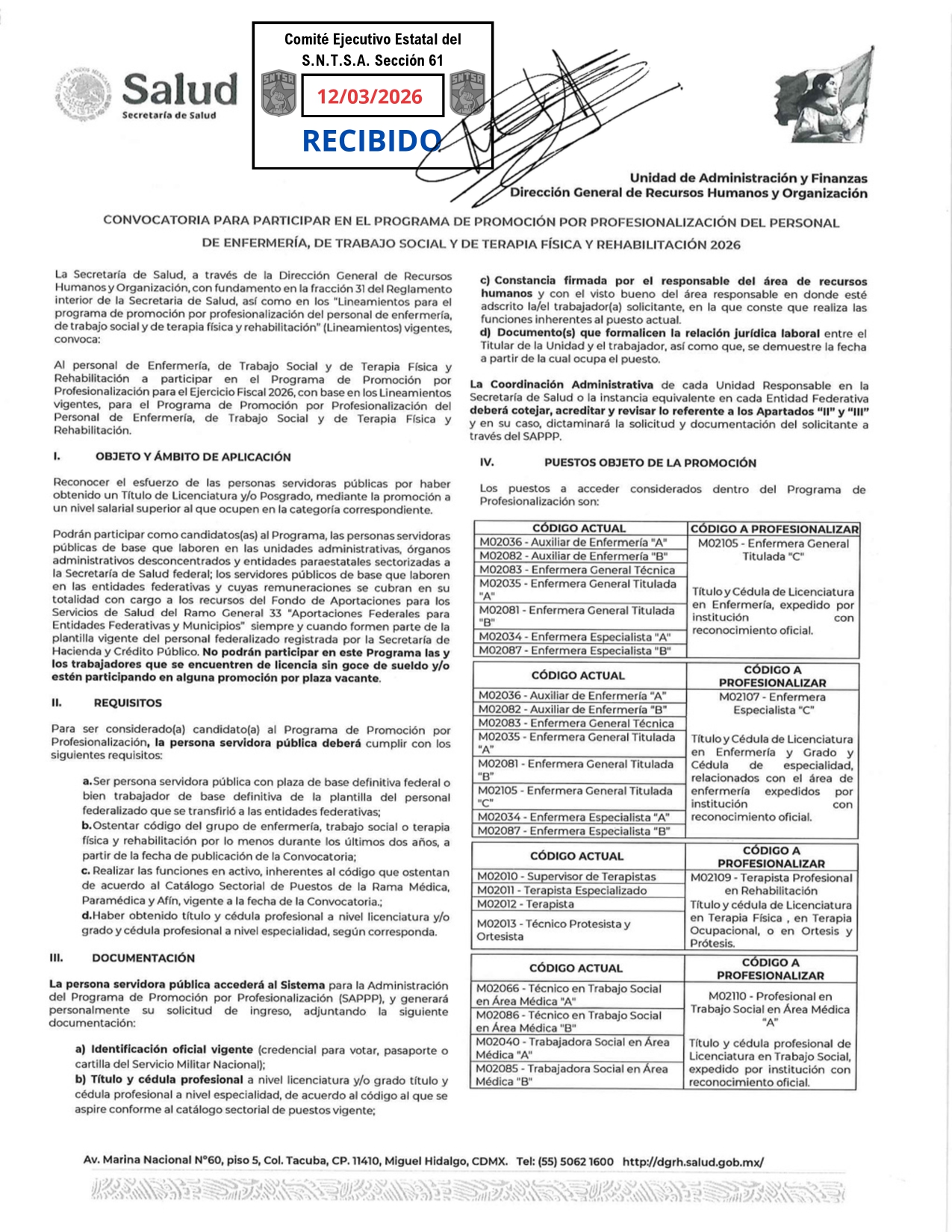 Convocatoria 2026: Programa de Promoción por Profesionalización Convocatoria 2026: Programa de Promoción por Profesionalización