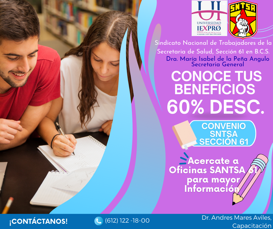 ¿Ya conoces los convenios educativos que tenemos para ti?