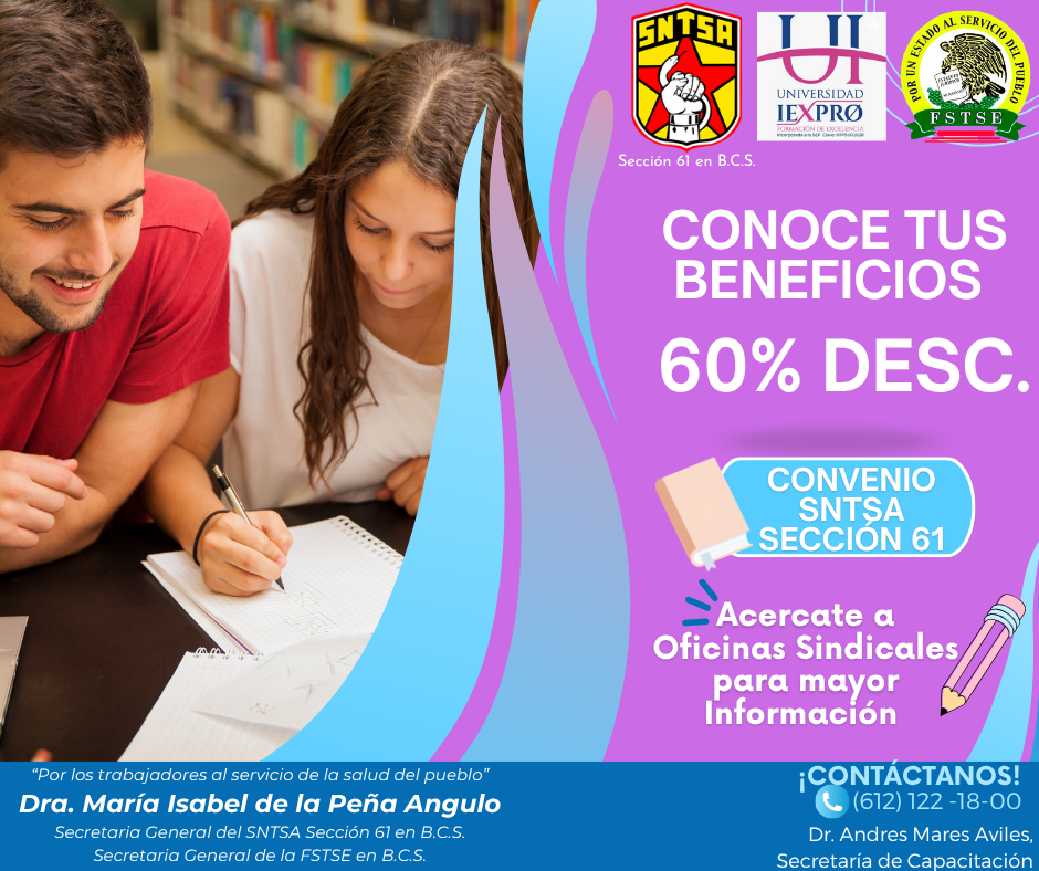 ¿Ya conoces los convenios educativos que tenemos para ti?