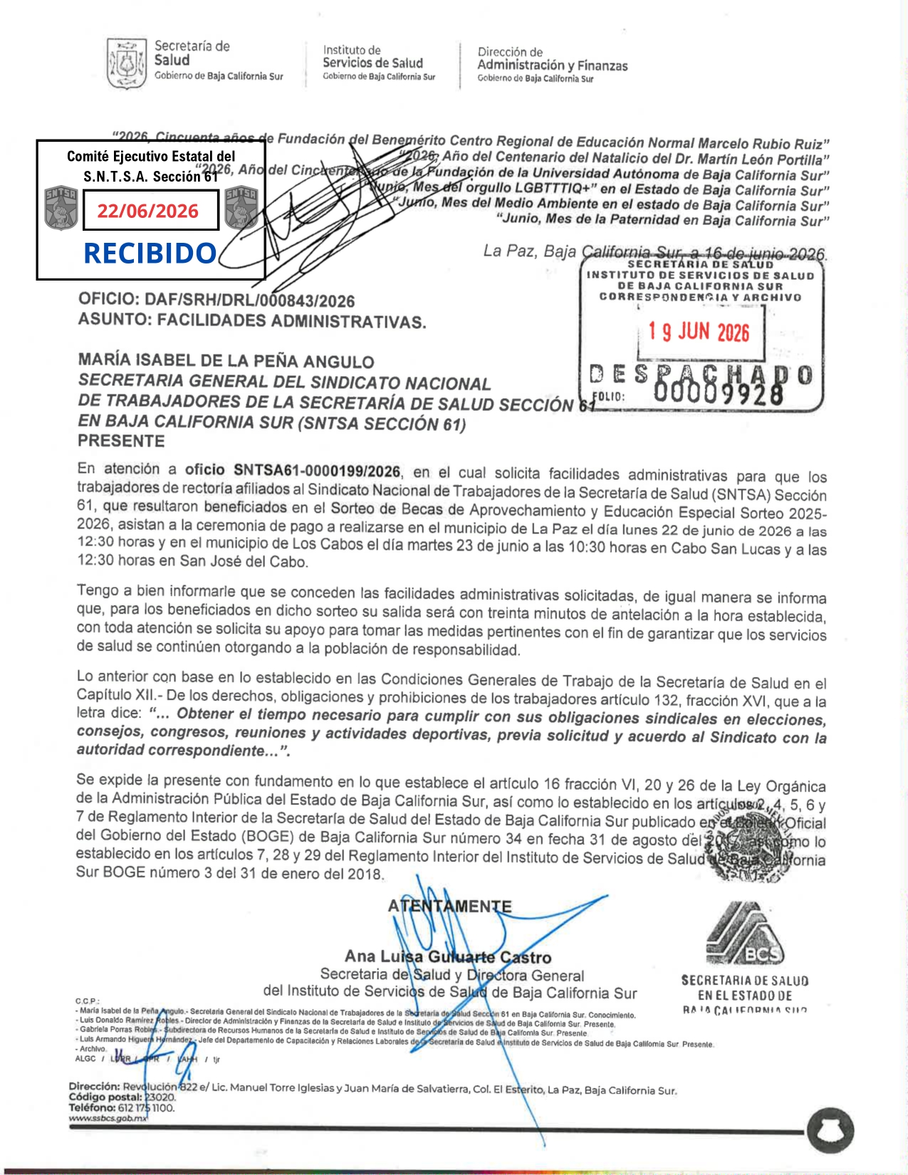 Facilidades Administrativas Entrega de Becas ciclo escolar 2025-2026